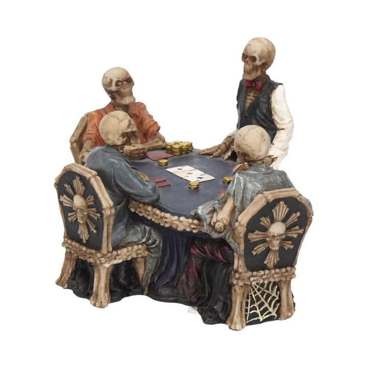 End Game Skeleton Poker 16cm Resin Statue 1