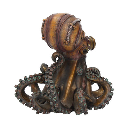 Bronze OctoSteam Steampunk Octopus Squid Figurine 15cm 4
