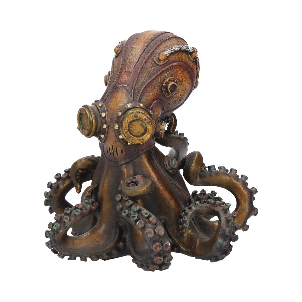 Bronze OctoSteam Steampunk Octopus Squid Figurine 15cm 1