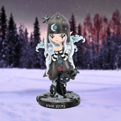 Black Stars Fairy Figurine 18cm 7