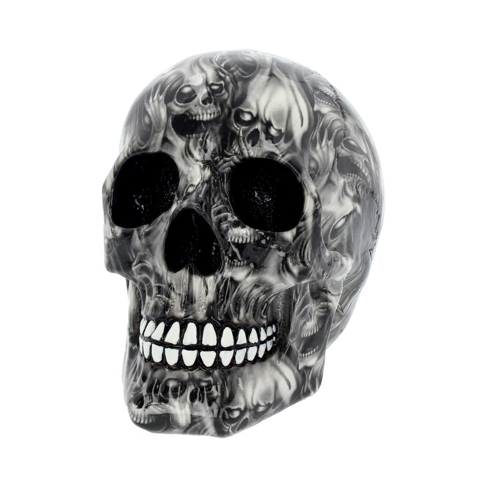 Screaming Soul Skull Print Ornament 19cm 2