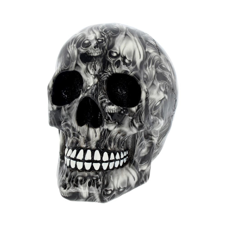 Screaming Soul Skull Print Ornament 19cm 2