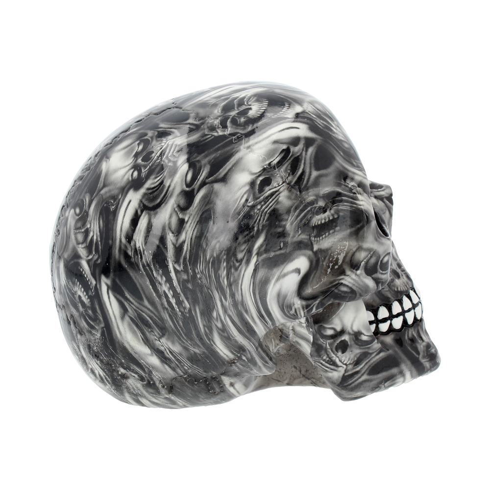 Screaming Soul Skull Print Ornament 19cm 6