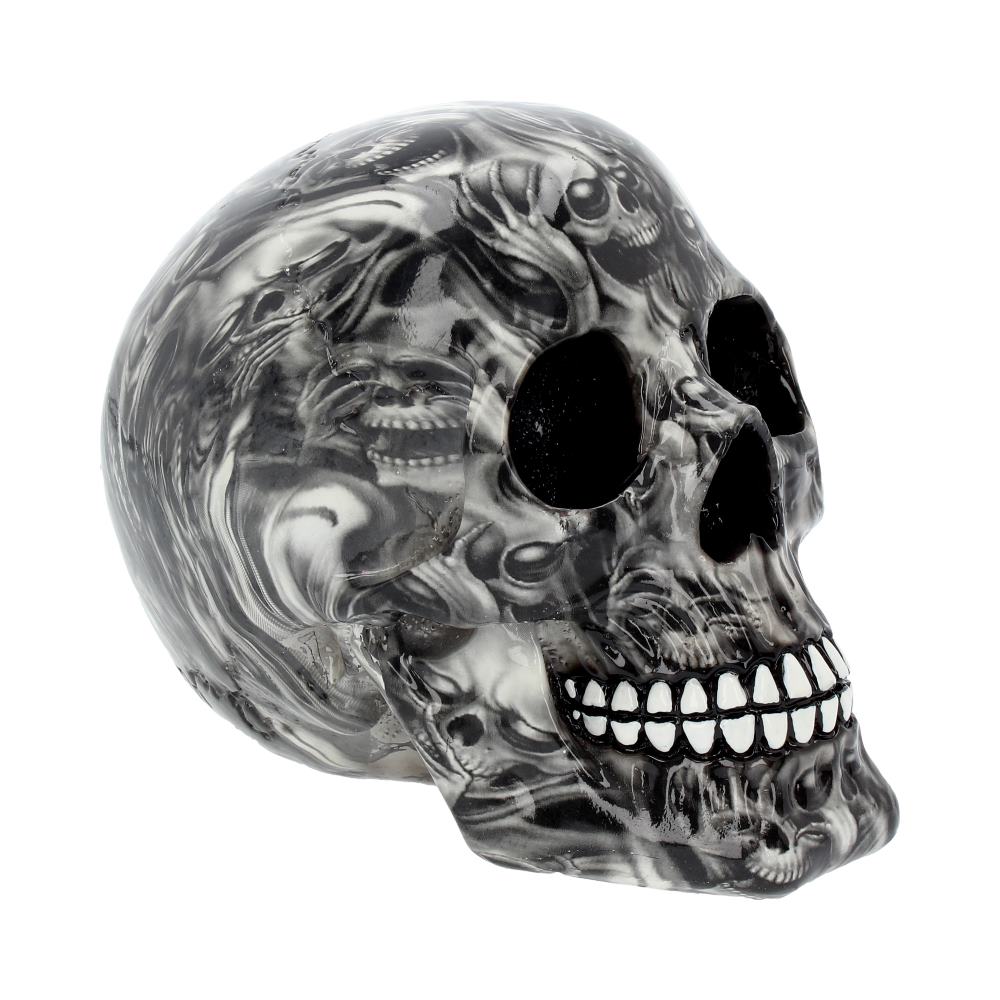 Screaming Soul Skull Print Ornament 19cm