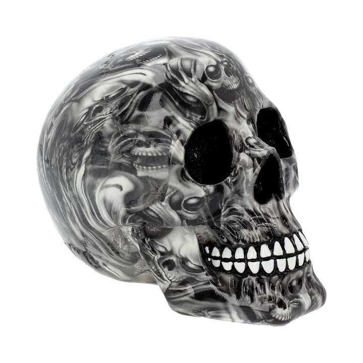 Screaming Soul Skull Print Ornament 19cm