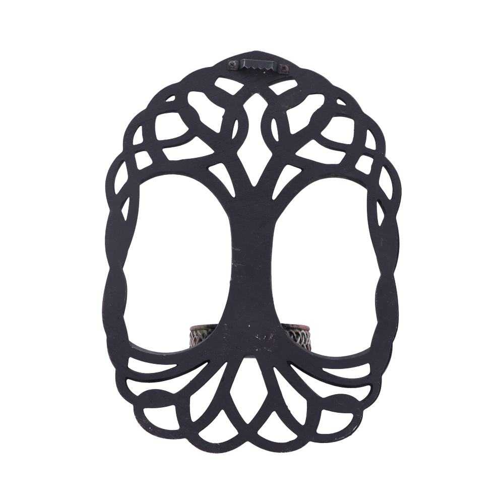 Celtic Tree Of Life Wall Hanging Candle Holder 26cm 2