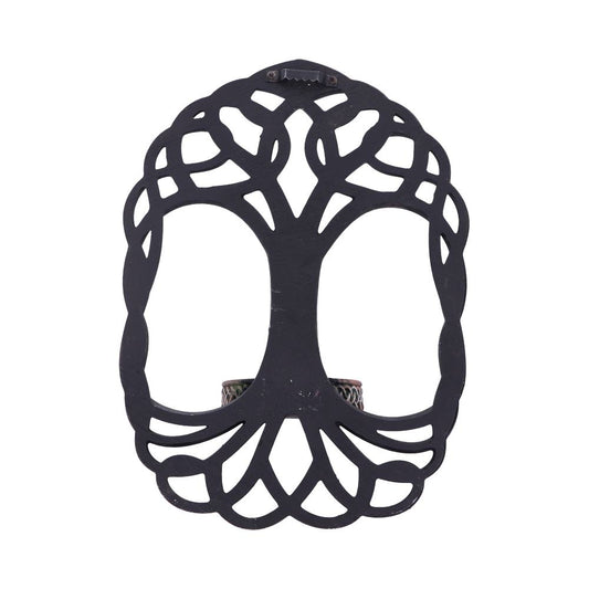 Celtic Tree Of Life Wall Hanging Candle Holder 26cm 2