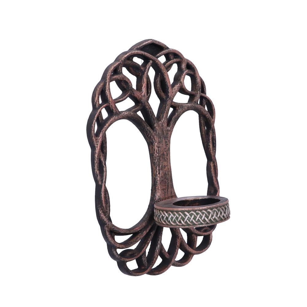 Celtic Tree Of Life Wall Hanging Candle Holder 26cm 3