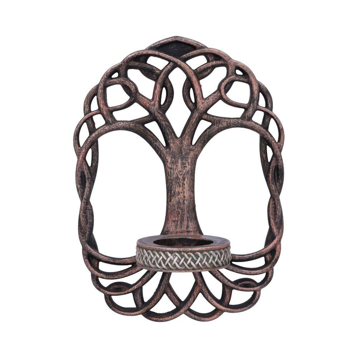 Celtic Tree Of Life Wall Hanging Candle Holder 26cm 7