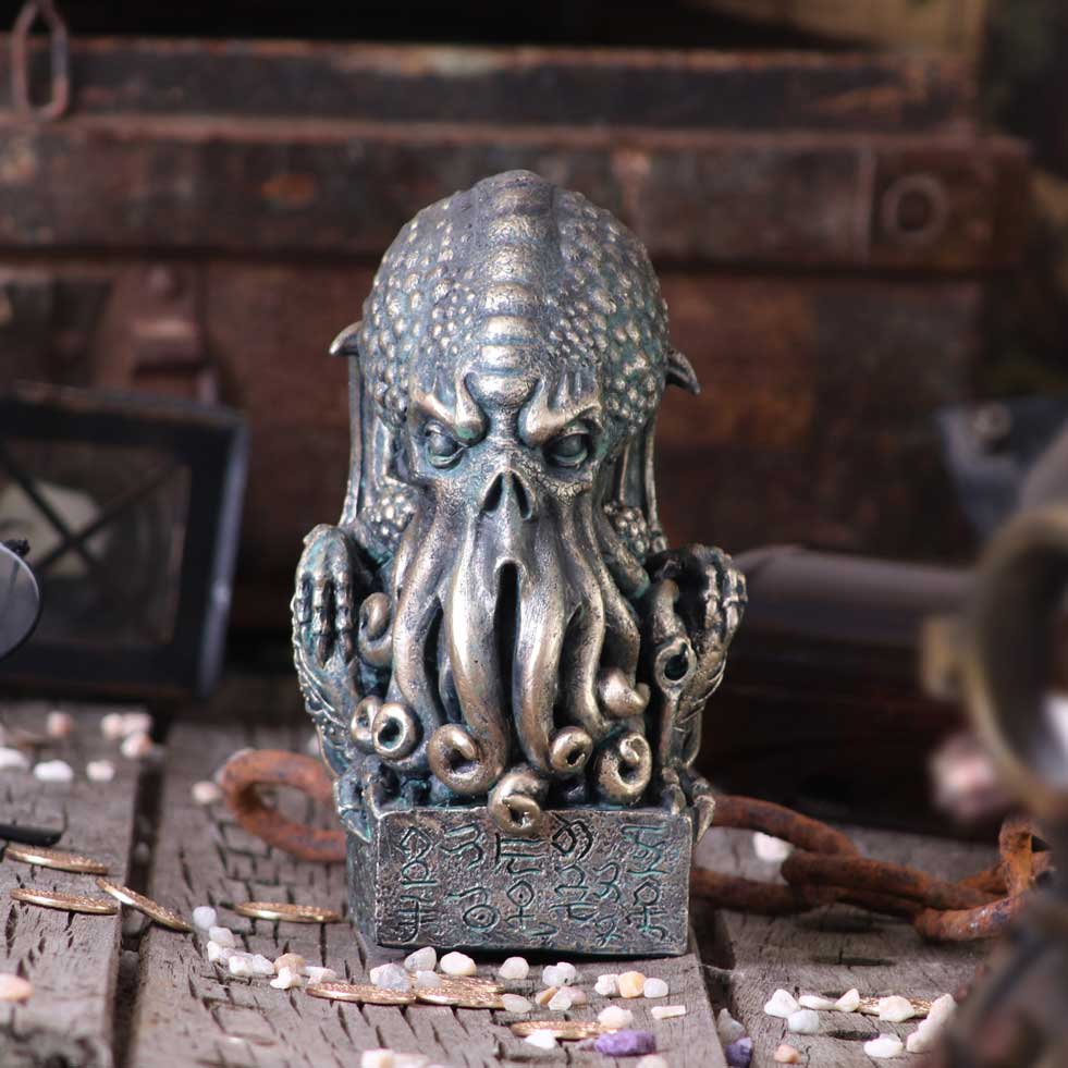 Cthulhu Figurine H P Lovecraft Squid Octopus Ornament 17cm 7