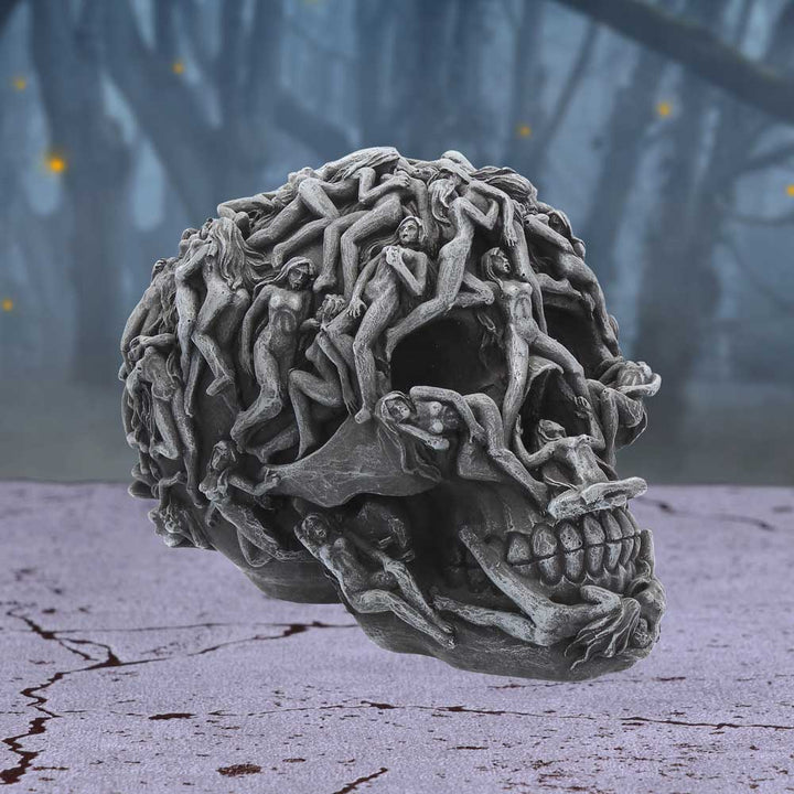 Hells Desire Skull Naked Temptress Ornament Hells 18cm 7