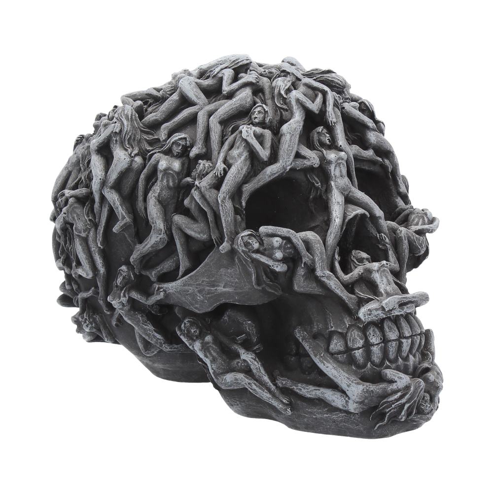 Hells Desire Skull Naked Temptress Ornament Hells 18cm