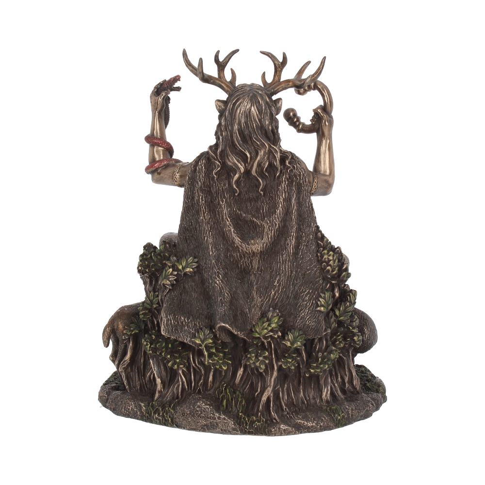 Cernunnos and Animals Horned God Bronze Figurine 23cm 4