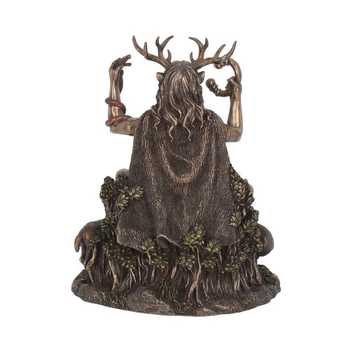 Cernunnos and Animals Horned God Bronze Figurine 23cm 4
