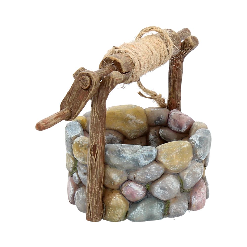 Wishing Well Small Fairy House Figurine 10.5cm Desktop Statue 3