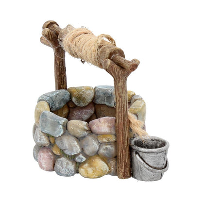 Wishing Well Small Fairy House Figurine 10.5cm Desktop Statue 5