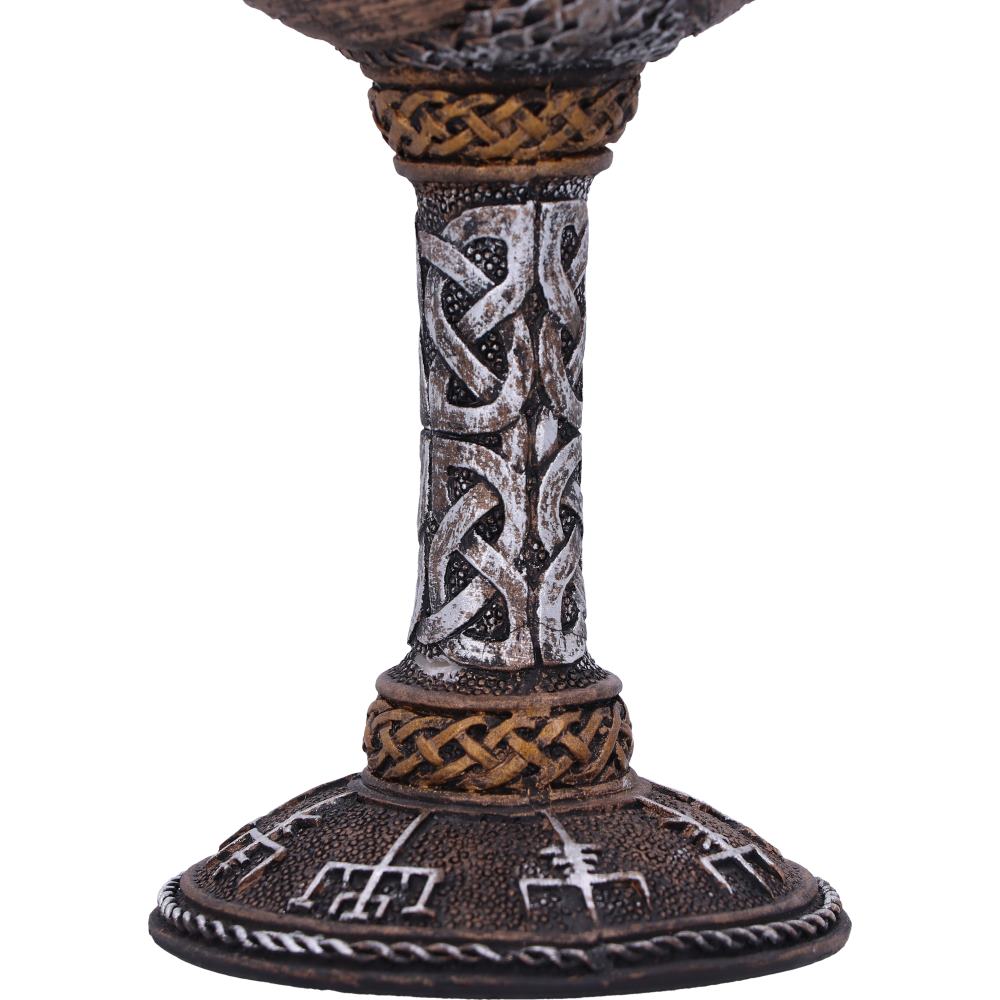 Valhalla Goblet Viking Dragon Boat Wine Glass 17cm 6
