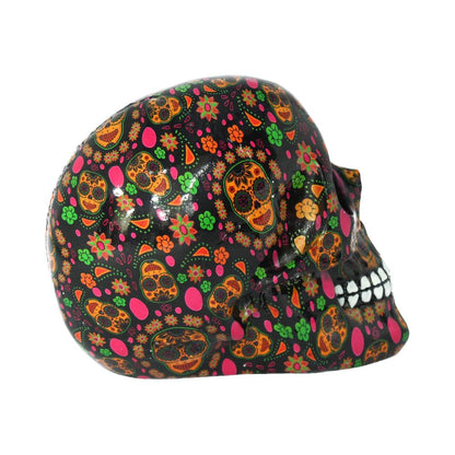 Viva Day of the Dead Print Skull 19cm 6