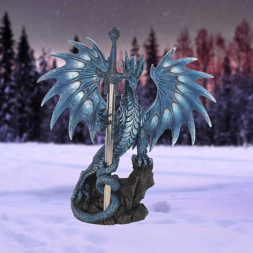 Blue Dragon Figurine Sea Blade Letter Opener  by 22.2cm by Ruth Thompson 7