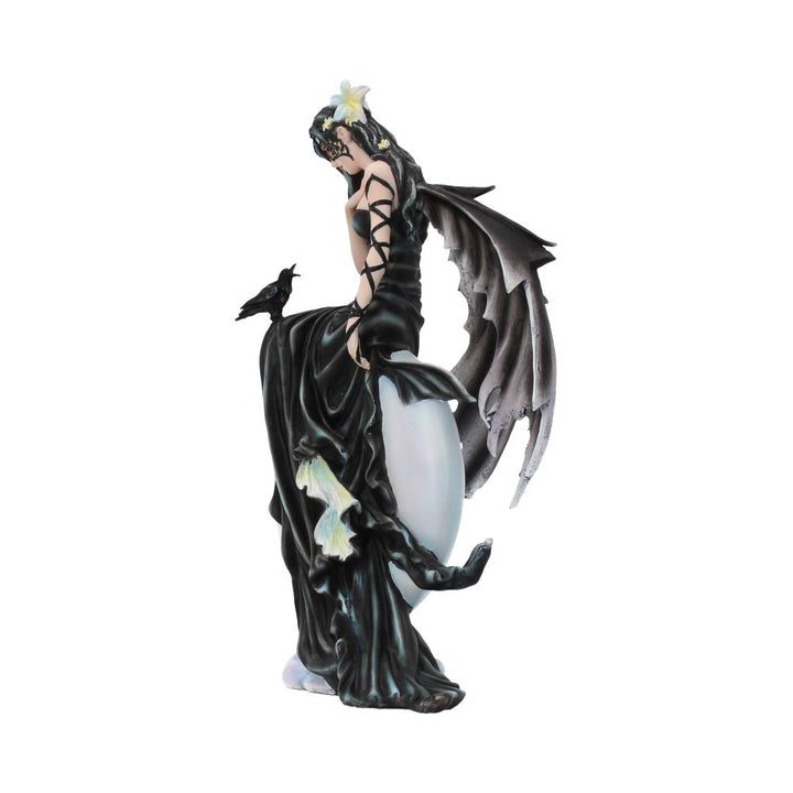 Dark Skies Moon Fairy and Raven Companion Figurine 28cm by Nene Thomas 2