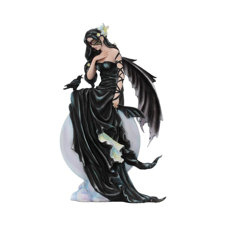 Dark Skies Moon Fairy and Raven Companion Figurine 28cm by Nene Thomas 1