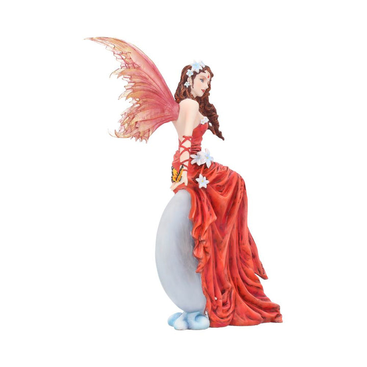 Crimsonlily Red Moon Fairy and Butterfly Companion Figurine by Nene Thomas 28.5cm 6