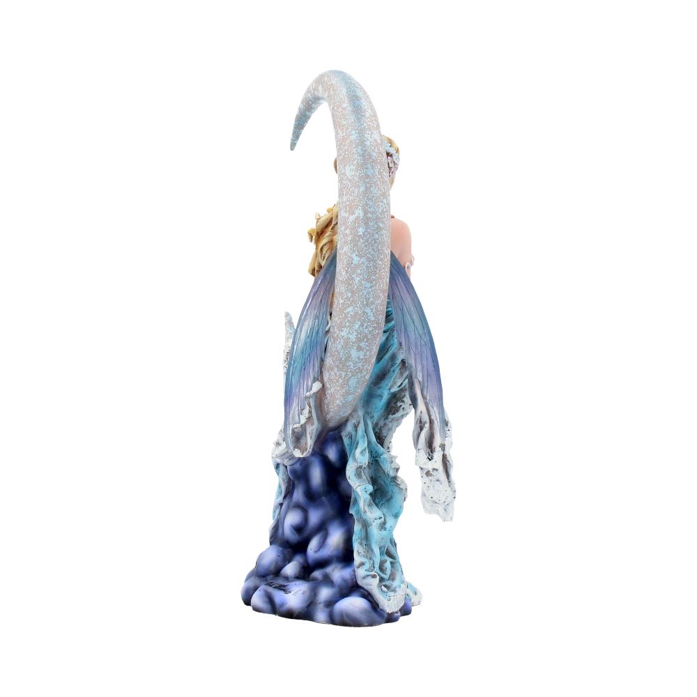 Nene Thomas Wind Moon Blue Crescent Fairy and Cat Companion Figurine 28.5cm