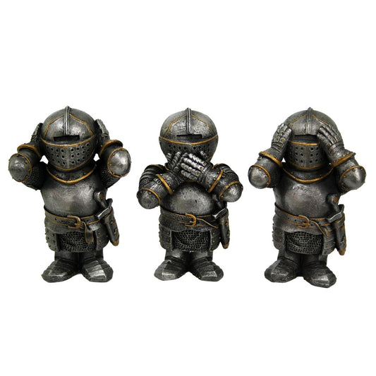Three Wise Knights Figurine Knight Ornaments 8.8cm 1