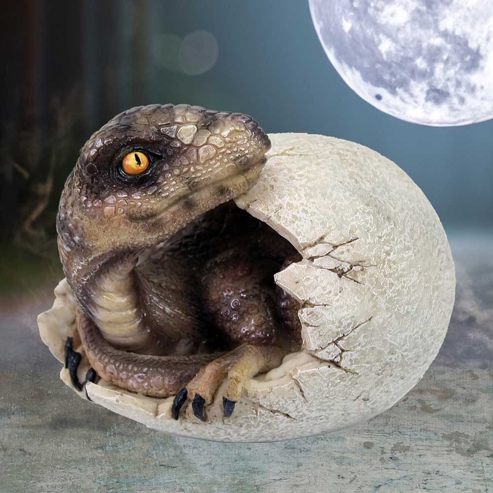 Raptors Dawn Dinosaur Hatchling Egg Figurine 10cm 7