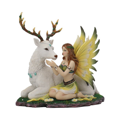 Adoration Stag and Spring Fairy Medium Figurine 23.5cm 1