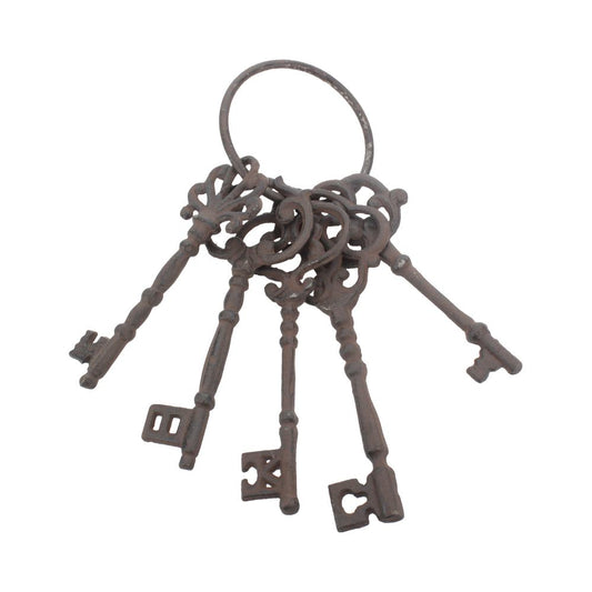 Aged Dungeon Keys Hanging Ornament 16.5cm 1