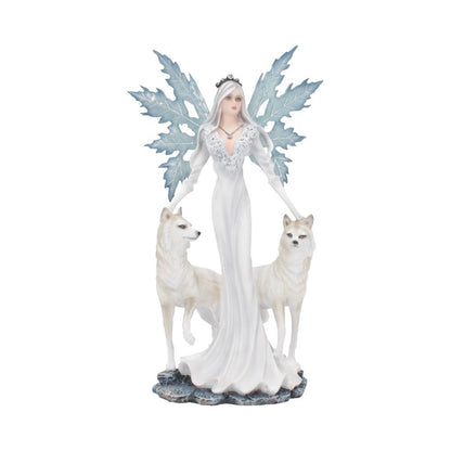 Aura Figurine Winter Fairy Wolf Ornament Small 24cm 1