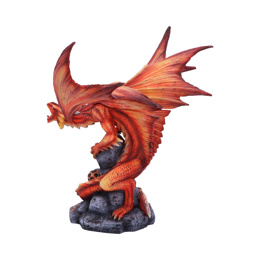 Adult Fire Dragon By Anne Stokes 24.5cm 2