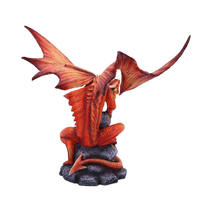 Adult Fire Dragon By Anne Stokes 24.5cm 3