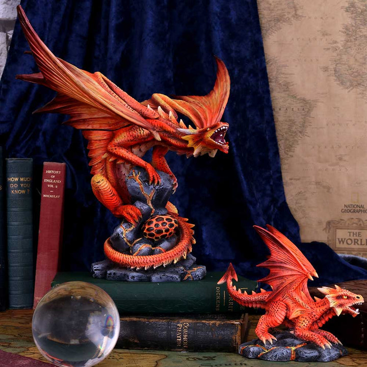 Adult Fire Dragon By Anne Stokes 24.5cm 8
