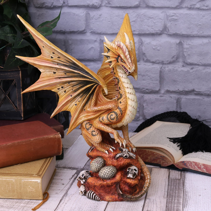 Adult Desert Dragon Figurine By Anne Stokes 24.5cm