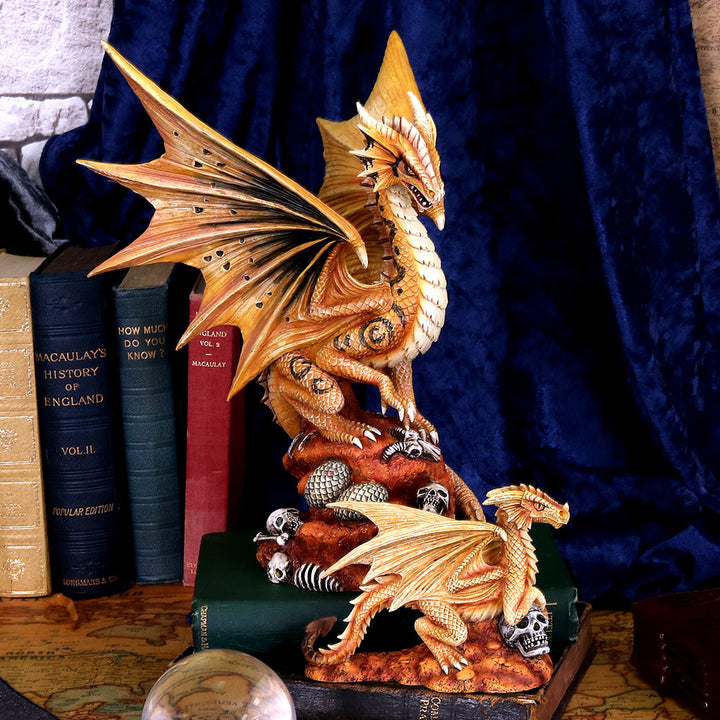 Adult Desert Dragon Figurine By Anne Stokes 24.5cm