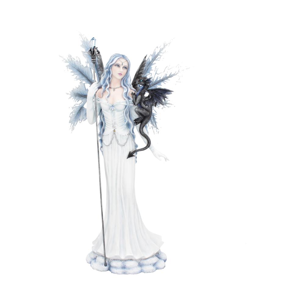Ice Fairy Figurine With Dragon Companion Adica 57cm 1