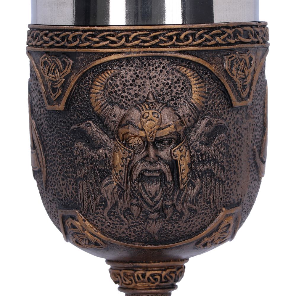Odin Norse God of Wisdom and War Goblet 17cm 5