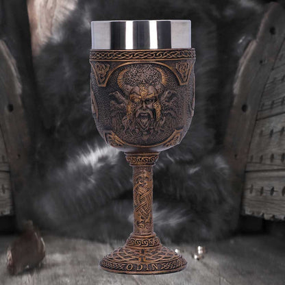 Odin Norse God of Wisdom and War Goblet 17cm 7