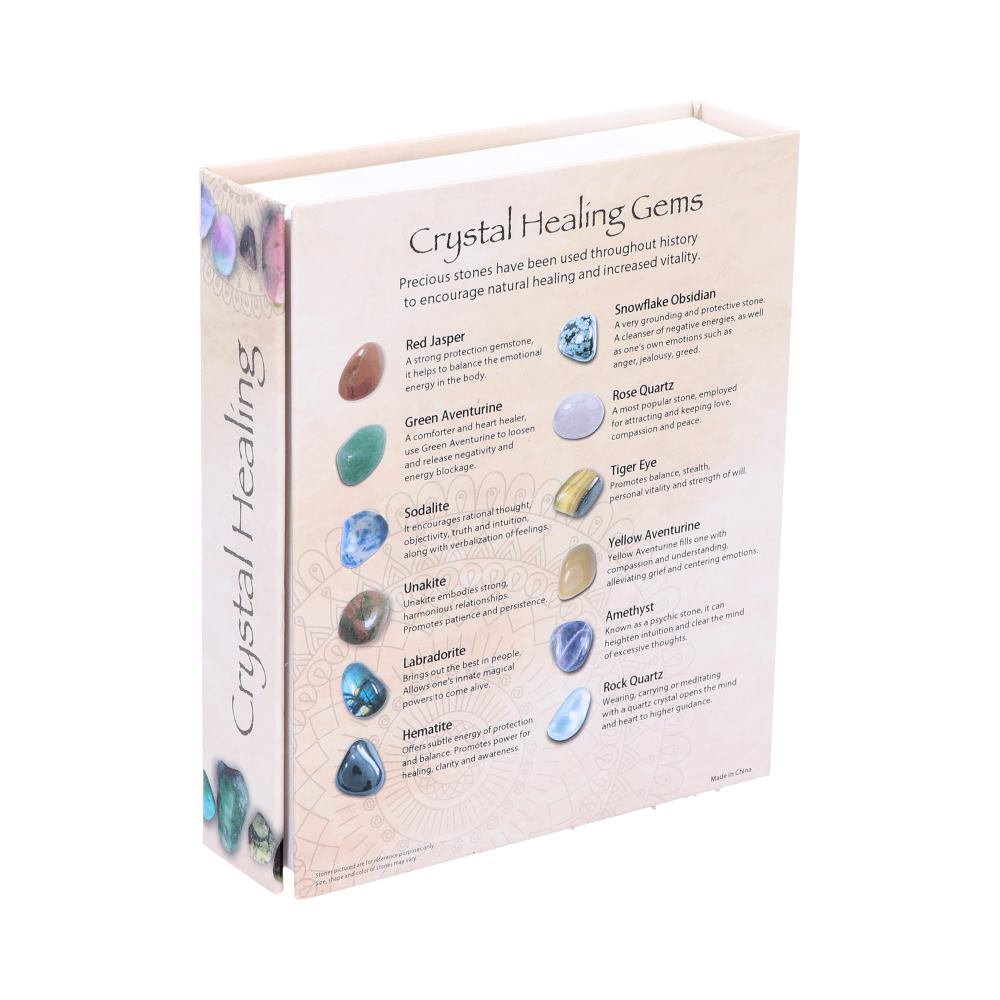 Crystal Healing Set of 12 Stones Promoting Spiritual Wellness 4