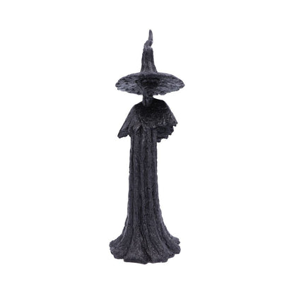 Talyse Black Glittered Forest Witch Ornament Wiccan Decoration Small 30cm 1