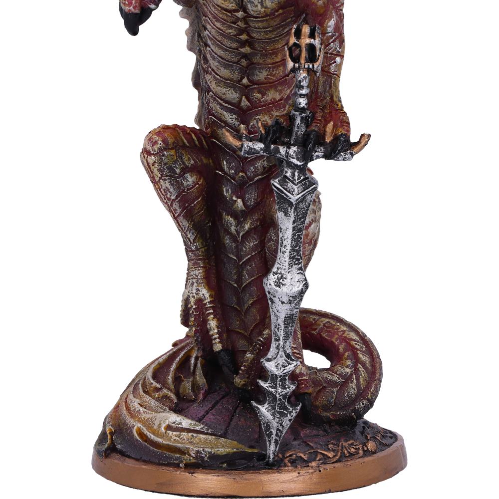 Flame Blade Red Fire Dragon Goblet Glass 17.8cm 6