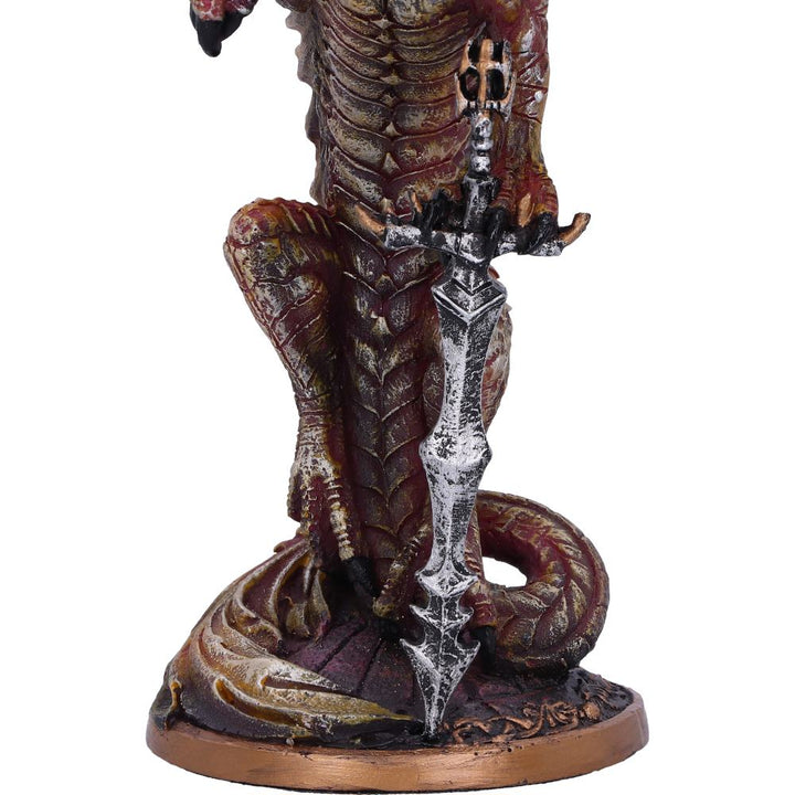 Flame Blade Red Fire Dragon Goblet Glass 17.8cm 6