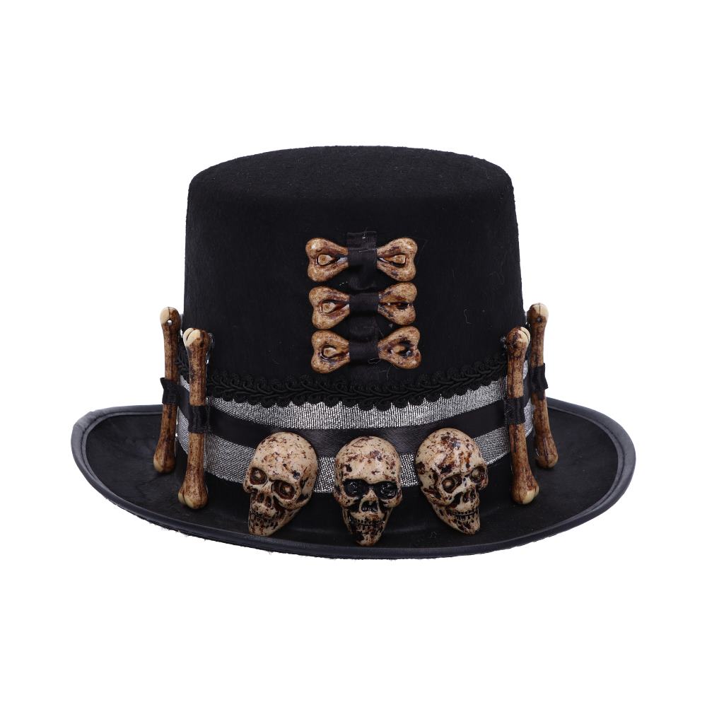 Voodoo Priests Skull and Bone Top Hat 1