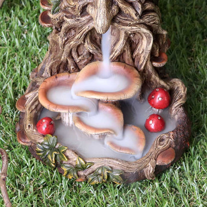 The Wisest Dryad Tree Spirit Green Man Backflow Incense Burner 18cm 6