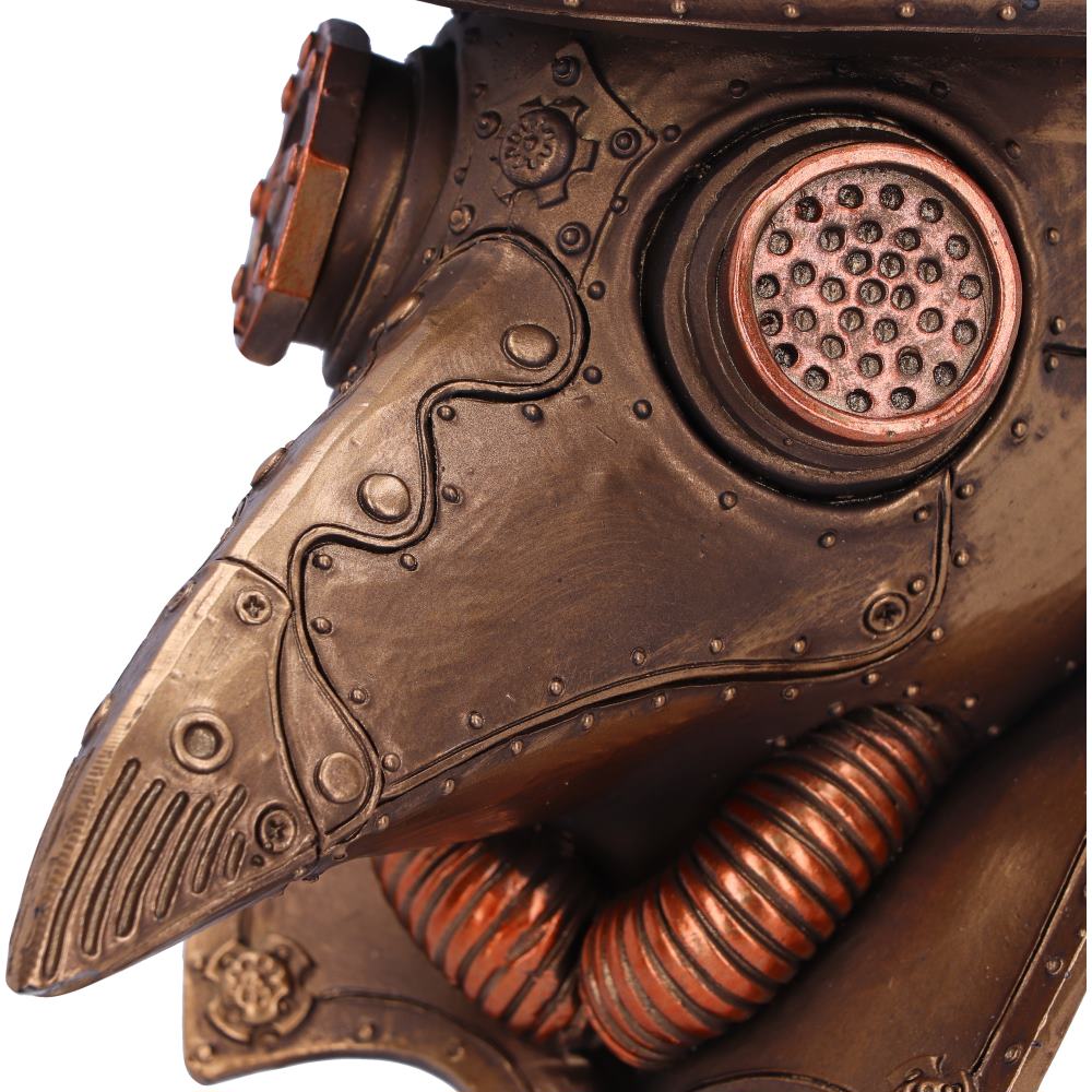 Steampunk Beaky Plague Doctor Bust Figurine 23cm 6