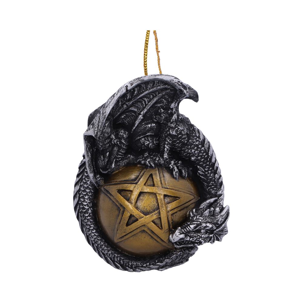 Caspar Festive Hanging Dragon Ornament 1