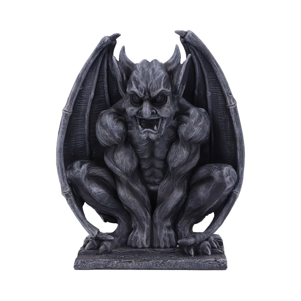 Adalward Dark Black Grotesque Gargoyle Figurine 26cm 1