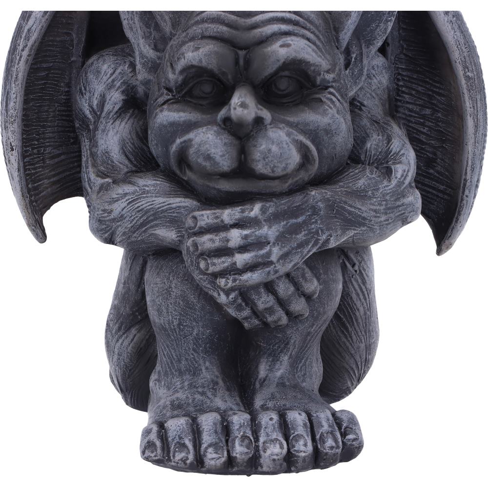 Quasi Dark Black Grotesque Gargoyle Figurine 12.5cm 6